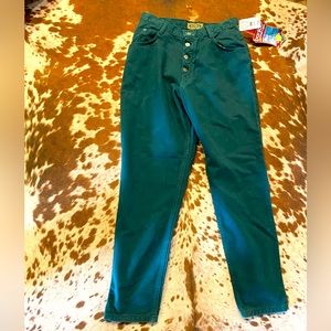 Bonjour button-ups green jeans